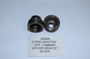 O Ring Adaptor for Cummins NTA 855 Rear of Block
